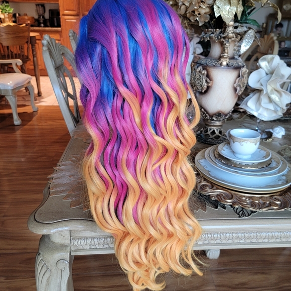Rainbow Beauty Lace Front Wig 26-28 inches